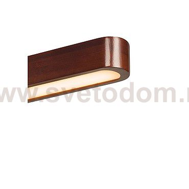 156287 SLV VINCELLI 2 WL светильник настенный с LED 9Вт (11Вт), 2700К, 500лм, черный / бамбук темный