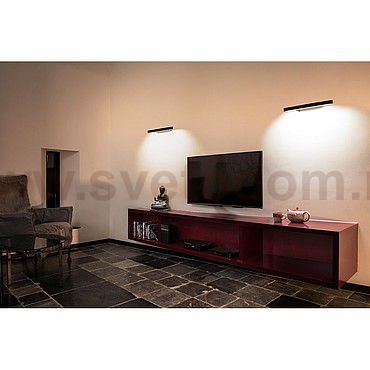 156287 SLV VINCELLI 2 WL светильник настенный с LED 9Вт (11Вт), 2700К, 500лм, черный / бамбук темный