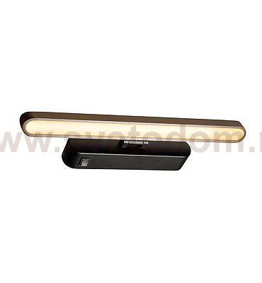156287 SLV VINCELLI 2 WL светильник настенный с LED 9Вт (11Вт), 2700К, 500лм, черный / бамбук темный