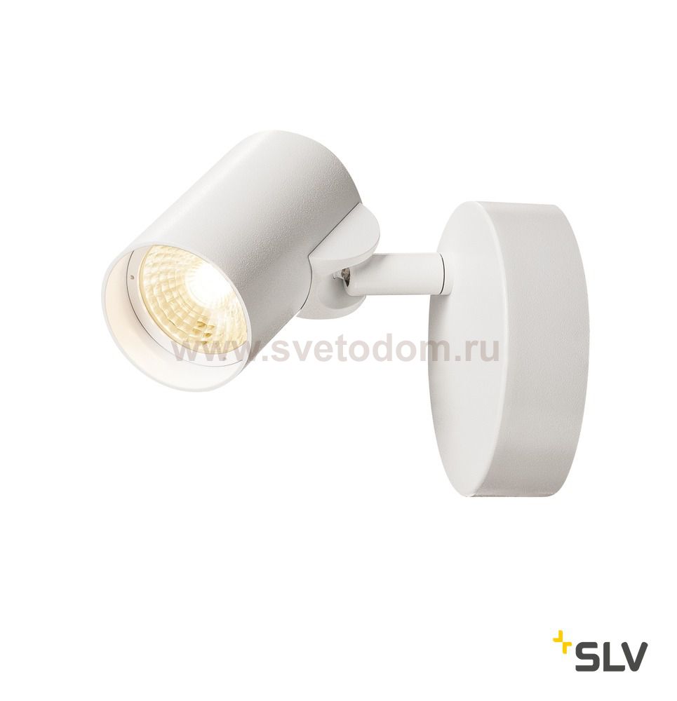 156501 SLV HELIA SINGLE светильник накладной с LED 11Вт, 3000К, 620лм, 35°, белый