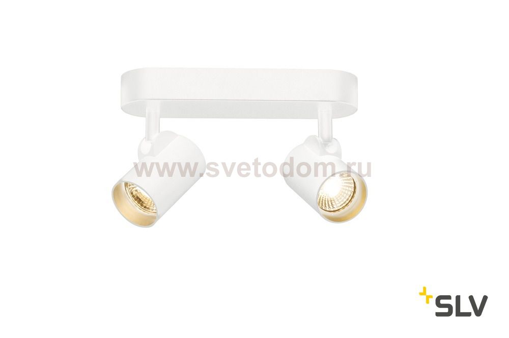 156511 SLV HELIA SINGLE светильник накладной с LED 2х 11Вт, 3000К, 1200лм, 35°, белый