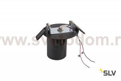 SLV 156530 HELIA EL светильник встраиваемый 500мА 9Вт с LED 3000К, 700лм, 35°, CRI>90, черный 