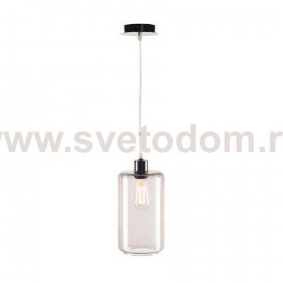 156938 SLV FENDA, абажур стеклянный диам. 15 см для лампы E27 40Вт макс., стекло дымчатое