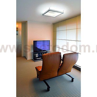 SLV 157381 OPEN GRILL Wand- und Deckenleuchte, eckig, weiss, 4xG5, 4x24W