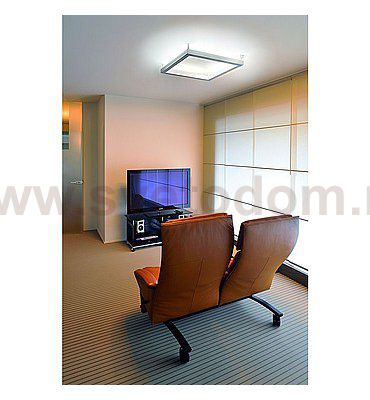 SLV 157381 OPEN GRILL Wand- und Deckenleuchte, eckig, weiss, 4xG5, 4x24W