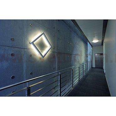 SLV 157381 OPEN GRILL Wand- und Deckenleuchte, eckig, weiss, 4xG5, 4x24W