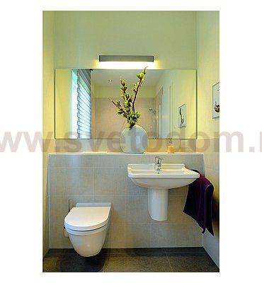 SLV 157431 L-LINE 60 LED, Wand- und Deckenleuchte, IP44, 3000K, 1500lm, weiss