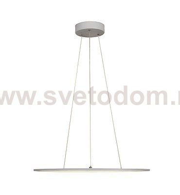 SLV 158633 LED PANEL ROUND, Pendelleuchte , silbergrau, 360LED, 40W, dimmbar 1-10V, 3000K