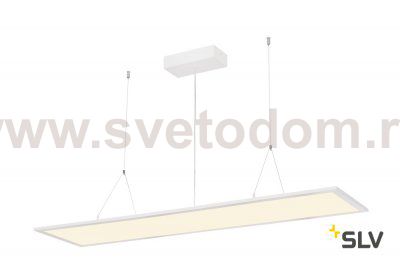 SLV 158723 I-PENDANT PRO LED Panel Pendelleuchte, 1195x295mm, mattweiss, 230V, 3000K