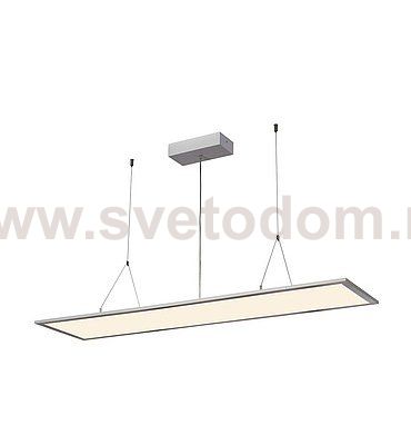 SLV 158732 I-PENDANT PRO LED Panel Pendelleuchte, 1195x295mm, silbergrau, 230V, 2700K