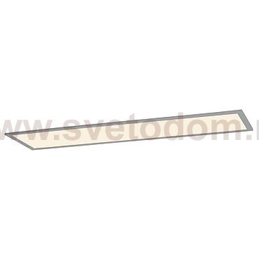 SLV 158732 I-PENDANT PRO LED Panel Pendelleuchte, 1195x295mm, silbergrau, 230V, 2700K