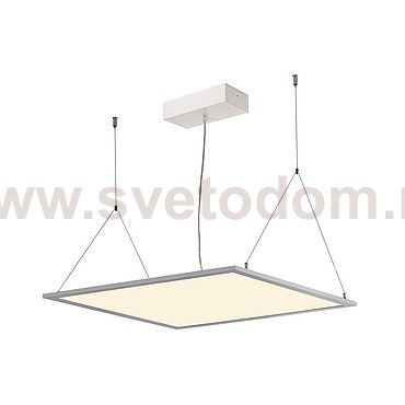 158743 SLV I-VIDUAL LED PANEL 60x60 светильник встраиваемый с LED 35Вт, 3000К, 3250лм, без БП, серебристый