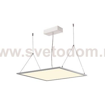 158744 SLV I-VIDUAL LED PANEL 60x60 светильник встраиваемый с LED 35Вт, 4000К, 3650лм, без БП, серебристый