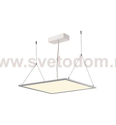 158744 SLV I-VIDUAL LED PANEL 60x60 светильник встраиваемый с LED 35Вт, 4000К, 3650лм, без БП, серебристый