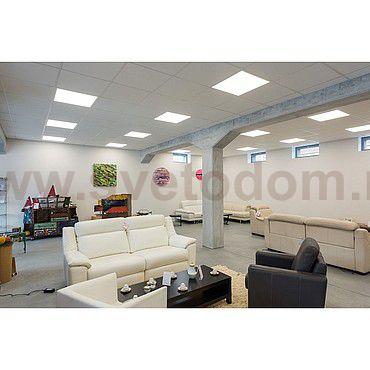 158744 SLV I-VIDUAL LED PANEL 60x60 светильник встраиваемый с LED 35Вт, 4000К, 3650лм, без БП, серебристый