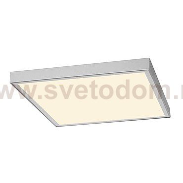 158753 SLV I-VIDUAL LED PANEL 62x62 светильник встраиваемый с LED 35Вт, 3000К, 3250лм, без БП, серебристый