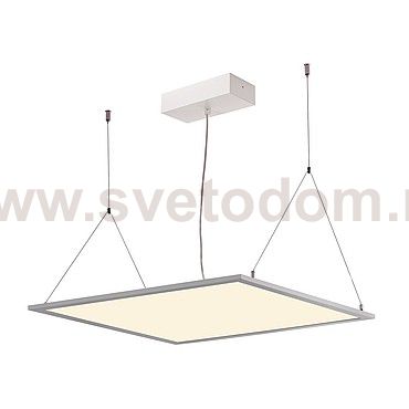 158753 SLV I-VIDUAL LED PANEL 62x62 светильник встраиваемый с LED 35Вт, 3000К, 3250лм, без БП, серебристый