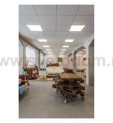 158753 SLV I-VIDUAL LED PANEL 62x62 светильник встраиваемый с LED 35Вт, 3000К, 3250лм, без БП, серебристый