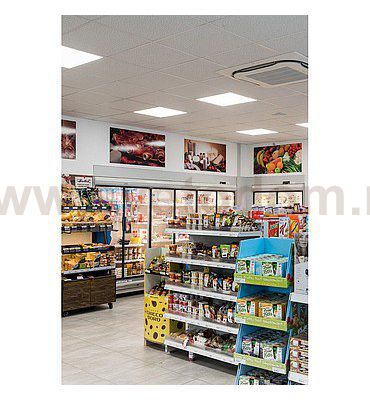 158753 SLV I-VIDUAL LED PANEL 62x62 светильник встраиваемый с LED 35Вт, 3000К, 3250лм, без БП, серебристый