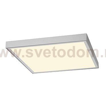 158754 SLV I-VIDUAL LED PANEL 62x62 светильник встраиваемый с LED 35Вт, 4000К, 3650лм, без БП, серебристый