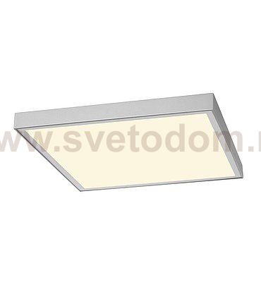 158754 SLV I-VIDUAL LED PANEL 62x62 светильник встраиваемый с LED 35Вт, 4000К, 3650лм, без БП, серебристый