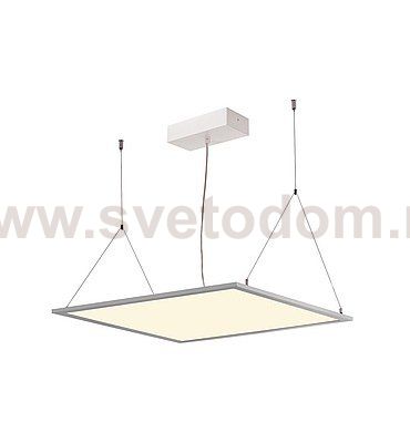 158754 SLV I-VIDUAL LED PANEL 62x62 светильник встраиваемый с LED 35Вт, 4000К, 3650лм, без БП, серебристый