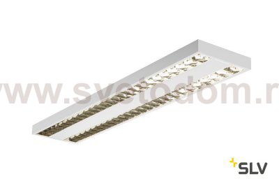 158951 SLV RASTO LED 1500х300 светильник потолочный с LED 6x9.3Вт (60Вт), 3000К, 6400лм, белый