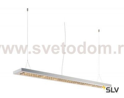 158961 SLV RASTO LED 1245х175 светильник потолочный с LED 4x8.4Вт (36Вт), 3000К, 4100лм, UGR<19, белый