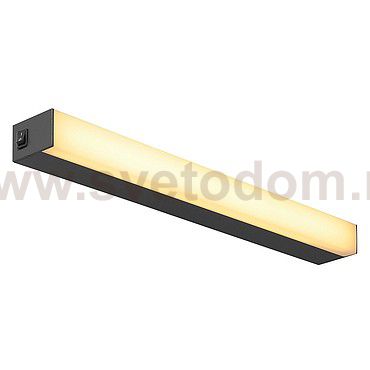 SLV 160180 SIGHT LED, Wand- und Decken- leuchte, mit Schalter, 600mm, schwarz