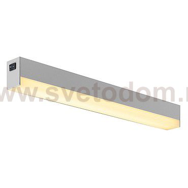 SLV 160184 SIGHT LED, Wand- und Decken- leuchte, mit Schalter, 600mm, silber