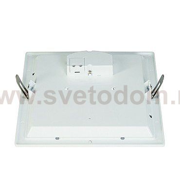 SLV 160291 ECO LED SQUARE светильник встраиваемый 230В c 100 SMD LED 10Вт (12.2Вт), 3000K, 800lm, белый