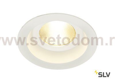 SLV 161291 CONTONE Downlight, rund, weiss, 13W LED, warmweiss, IP44