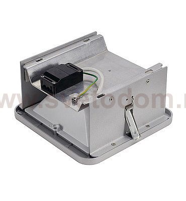 SLV 162614 SKALUX Deckeneinbauleuchte, eckig, silbergrau, 3000K