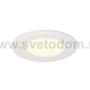SLV 162703 SENSER Einbauleuchte, rund, weiss, 6W, 3000K