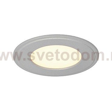 SLV 162733 SENSER Einbauleuchte, rund, silbergrau, 6W, 3000K