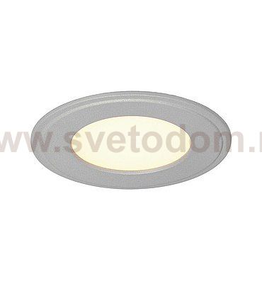 SLV 162733 SENSER Einbauleuchte, rund, silbergrau, 6W, 3000K