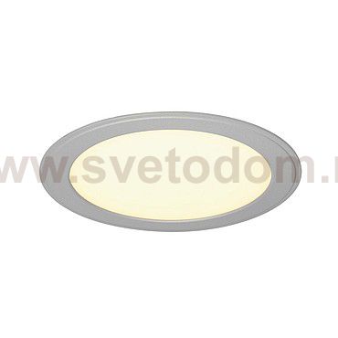 SLV 162753 SENSER Einbauleuchte, rund, silbergrau, 14W, 3000K