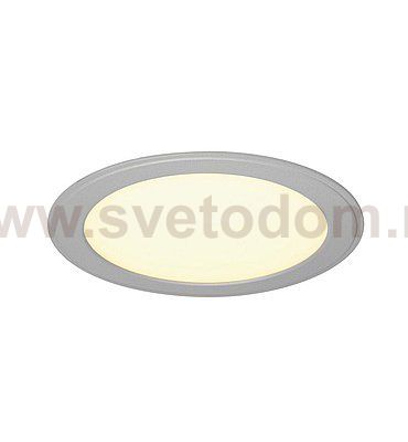 SLV 162753 SENSER Einbauleuchte, rund, silbergrau, 14W, 3000K