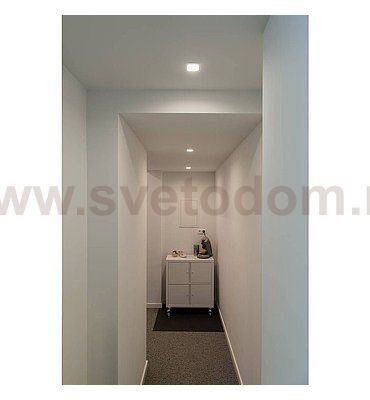 SLV 162763 SENSER Einbauleuchte, eckig, weiss, 6W, 3000K