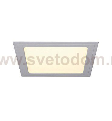 SLV 162813 SENSER Einbauleuchte, eckig, silbergrau, 14W, 3000K