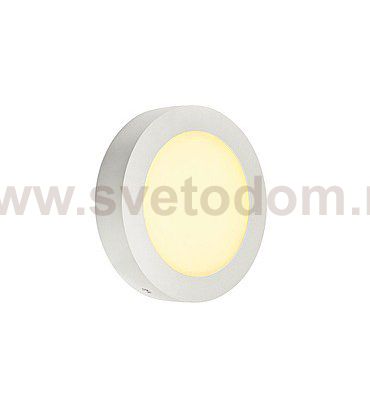 SLV 162913 SENSER Wand- und Decken- leuchte, rund, weiss, 10W, 3000K