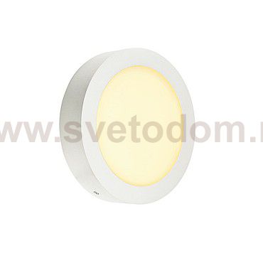 SLV 162923 SENSER Wand- und Decken- leuchte, rund, weiss, 14W, 3000K