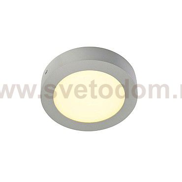 SLV 162943 SENSER Wand- und Decken- leuchte, rund, silbergrau, 10W, 3000K