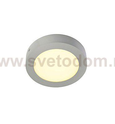 SLV 162943 SENSER Wand- und Decken- leuchte, rund, silbergrau, 10W, 3000K