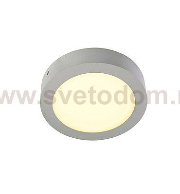 SLV 162953 SENSER Wand- und Decken- leuchte, rund, silbergrau, 14W, 3000K