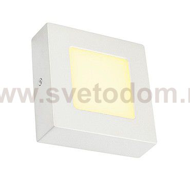 SLV 162963 SENSER Wand- und Decken- leuchte, eckig, weiss, 6W, 3000K