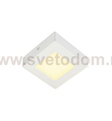 SLV 162963 SENSER Wand- und Decken- leuchte, eckig, weiss, 6W, 3000K