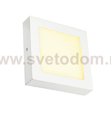 SLV 162973 SENSER Wand- und Decken- leuchte, eckig, weiss, 10W, 3000K