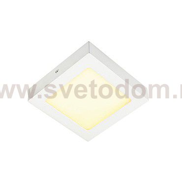 SLV 162973 SENSER Wand- und Decken- leuchte, eckig, weiss, 10W, 3000K