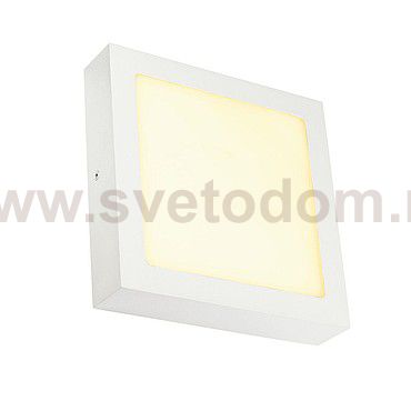 SLV 162983 SENSER Wand- und Decken- leuchte, eckig, weiss, 14W, 3000K